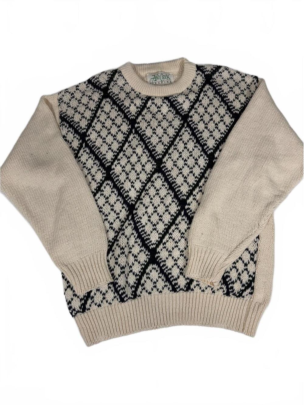 Vintage Ash Creek Trading 100% Cotton Sweater